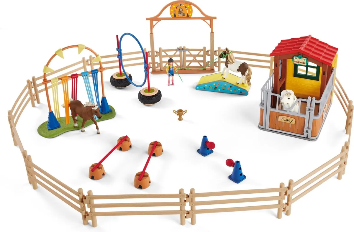 Schleich Horse Club 72149 Excluding Agility At The Horse Box - Bruin