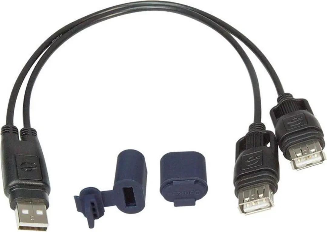Tecmate OptiMate O-110 USB Y-Splitter - Waterdicht - 2x USB-uitgang - afbeelding 2 van 4