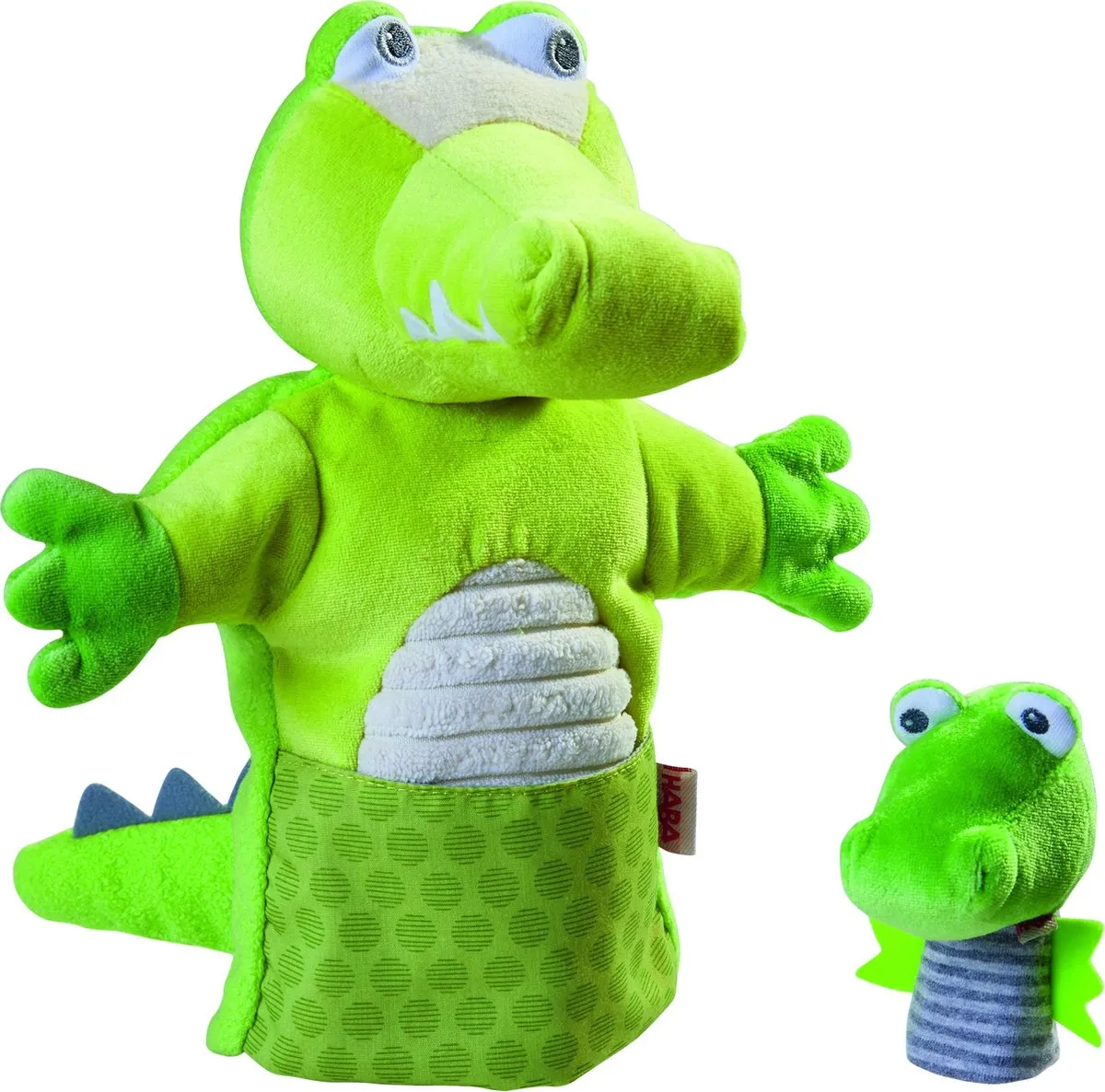 Haba Handpop Krokodil Junior 30x22cm