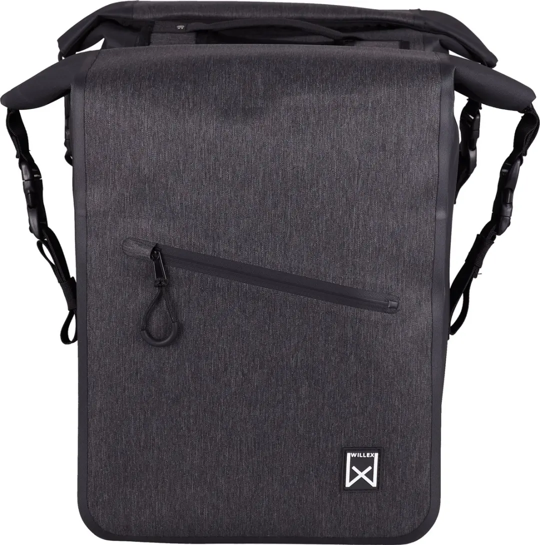 Willex Combi Dubbele Fietstas 54L - Zwart