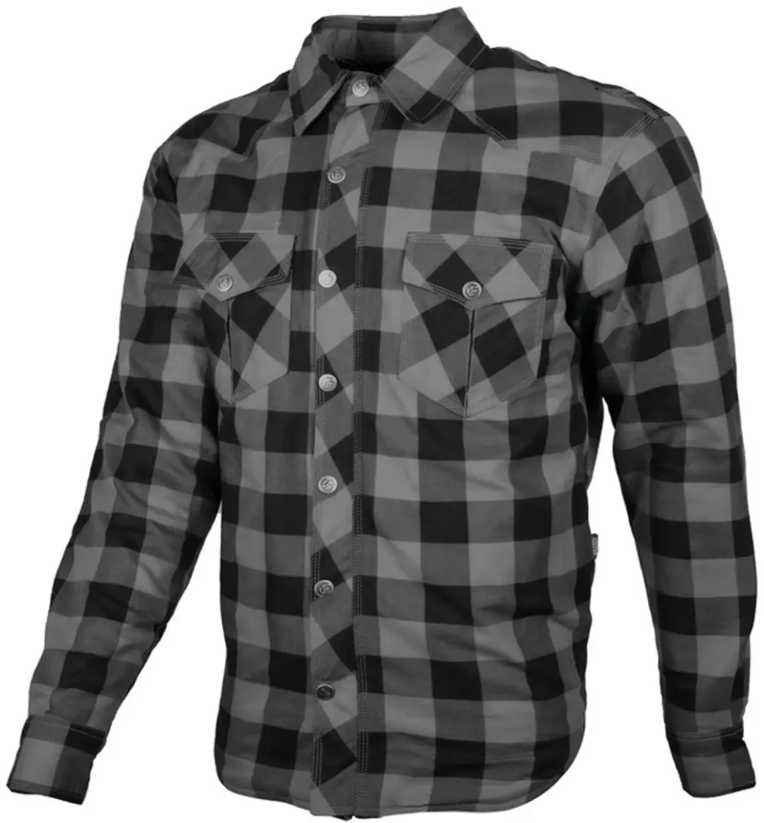 gms Jaguar Zwart Grijs Motoroverhemd - Shirts