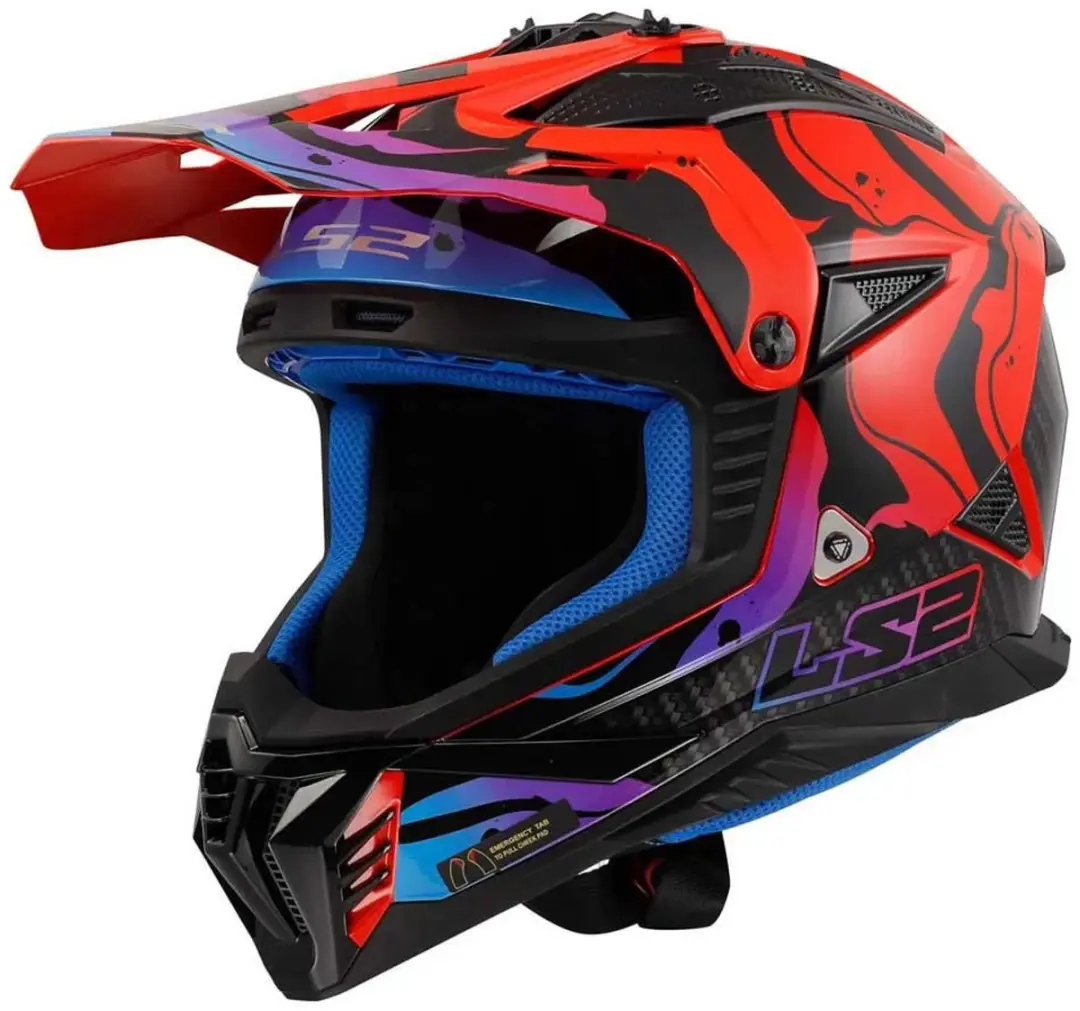 LS2 MX708 Fast II Wash Helm - M - Rood