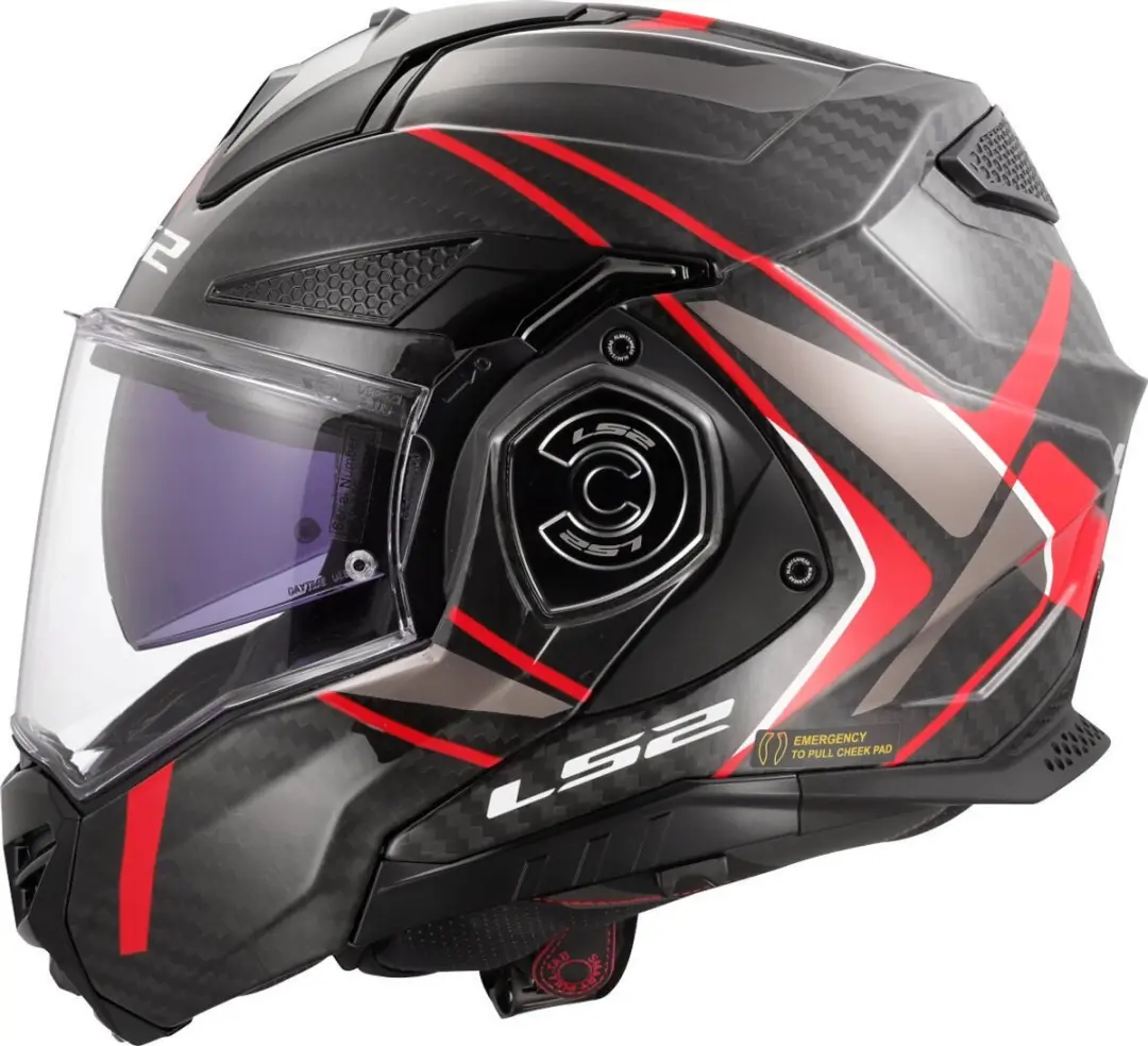 LS2 FF901 Advant X C Future II Systeemhelm - XS - Rood