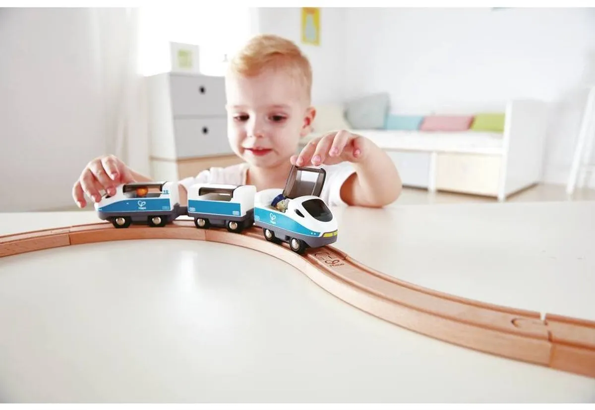 Hape Intercity-Zug Treinset - 7-delig - Veelkleurig