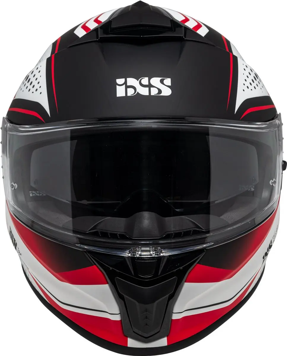 iXS iXS422 FG 2.2 Integraalhelm - Zwart/Rood/Wit - afbeelding 3 van 6