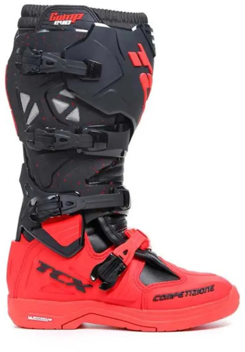 TCX Comp Evo 2 Michelin Laars - Maat 44 - Zwart/Rood