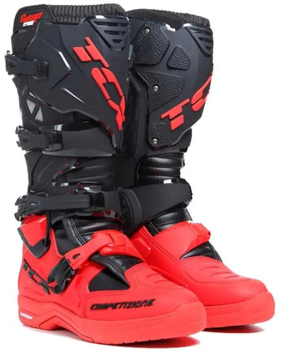 TCX Comp Evo 2 Michelin Laars - Maat 44 - Zwart/Rood