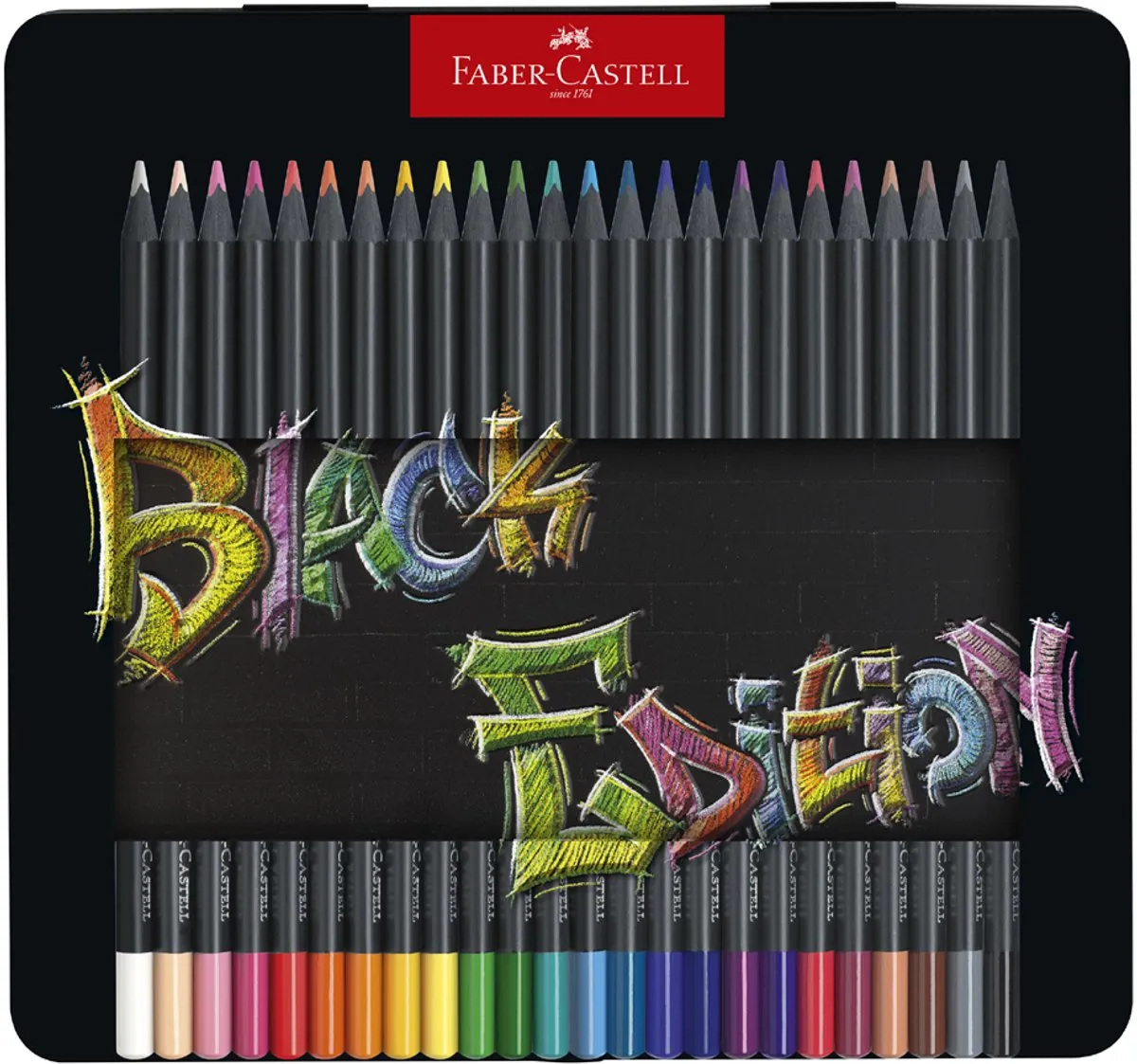 Faber-Castell FC-116490 Kleurpotloden Black Edition - 100 Stuks