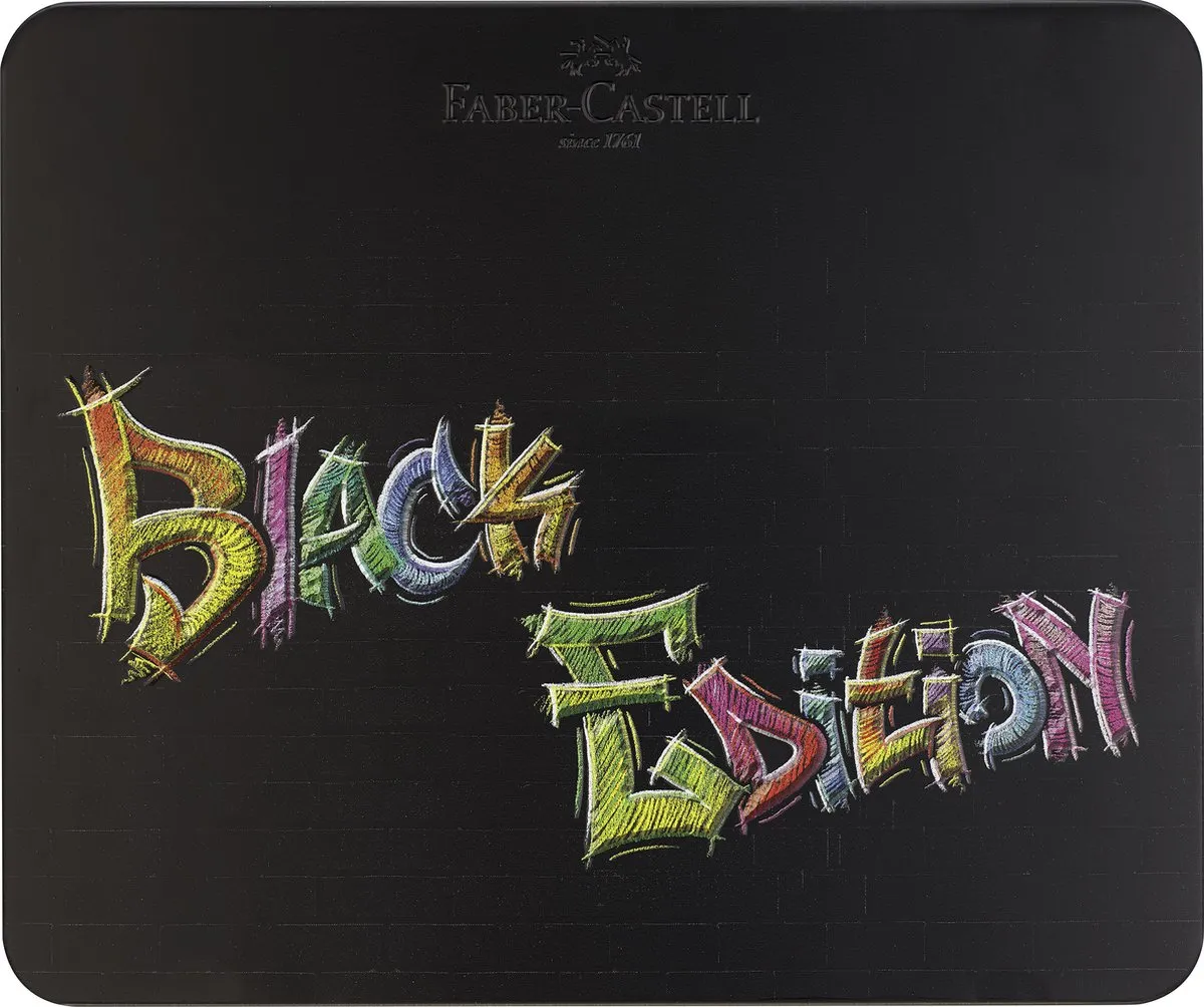 Faber-Castell FC-116490 Kleurpotloden Black Edition - 100 Stuks