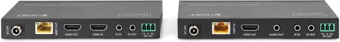 Digitus DS-55508 AV Extender - Zwart