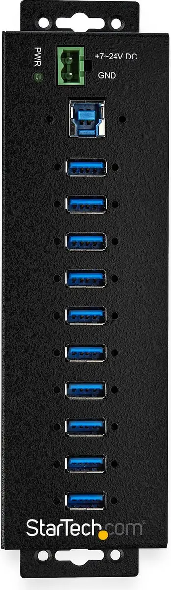 Startech HB30A10AME USB Hub - 10 Poorten - Zwart