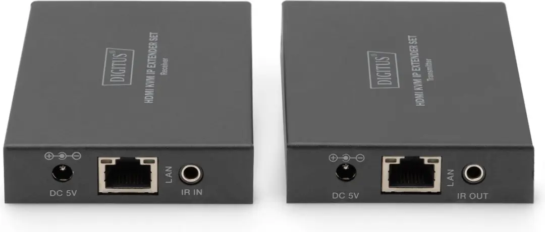 Digitus DS-55507 HDMI naar RJ45 Adapter - 4K UHD - Zwart