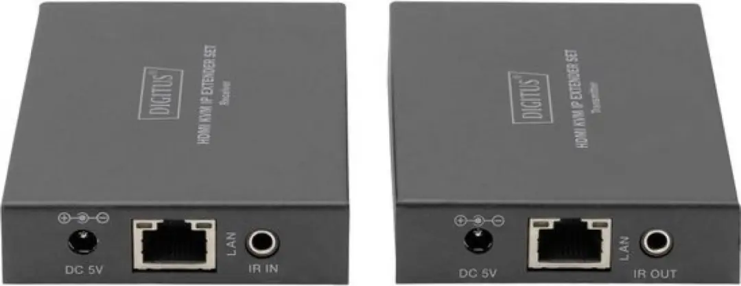 Digitus DS-55507 HDMI naar RJ45 Adapter - 4K UHD - Zwart