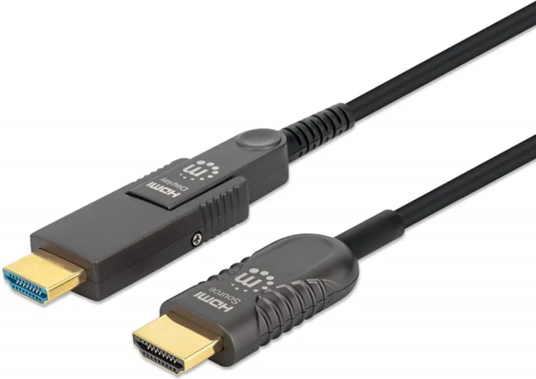 MH Cable, HDMI 4K@60Hz, AOC, Detachable Plug, HDMI-Male/HDMI-Male, 50m, Black, B