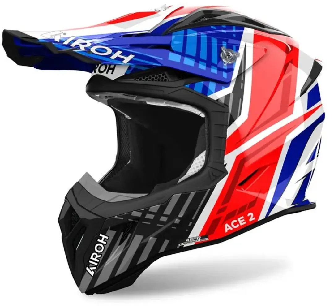 Airoh Aviator Ace 2 Proud Helm - XL - Blauw/Rood