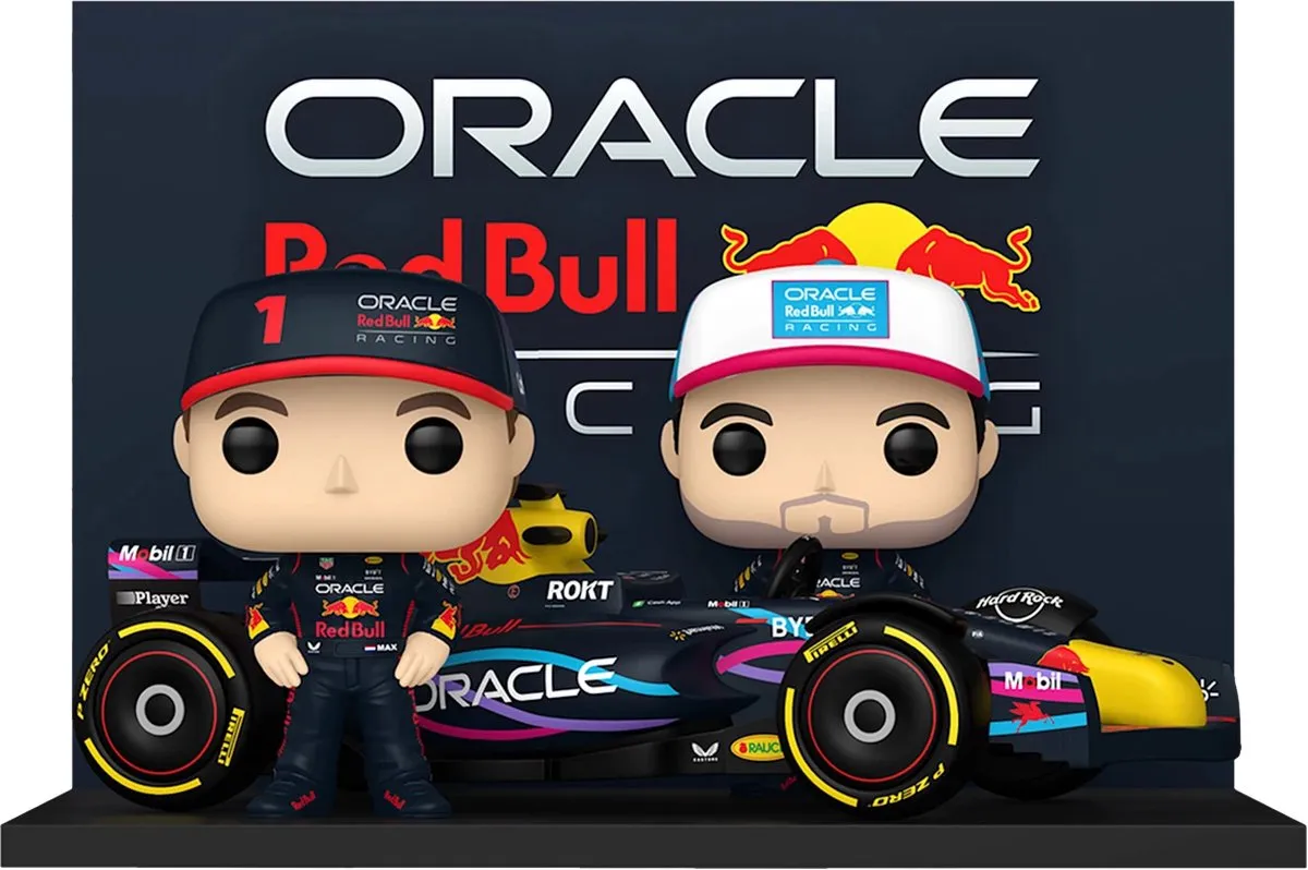 Funko Pop Moment Max Verstappen & Sergio Perez - Red Bull Racing
