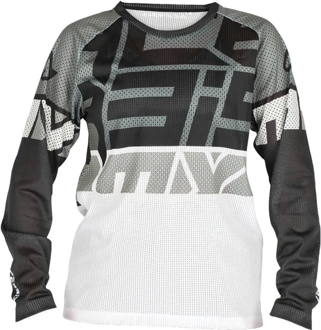 Acerbis MX J-Windy 4 Zwart Wit Kids Cross Jersey