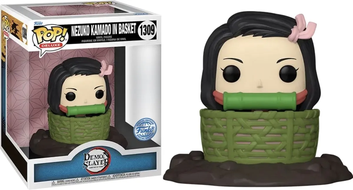 Funko Pop! Demon Slayer Nezuko Basket Deluxe Special Edition