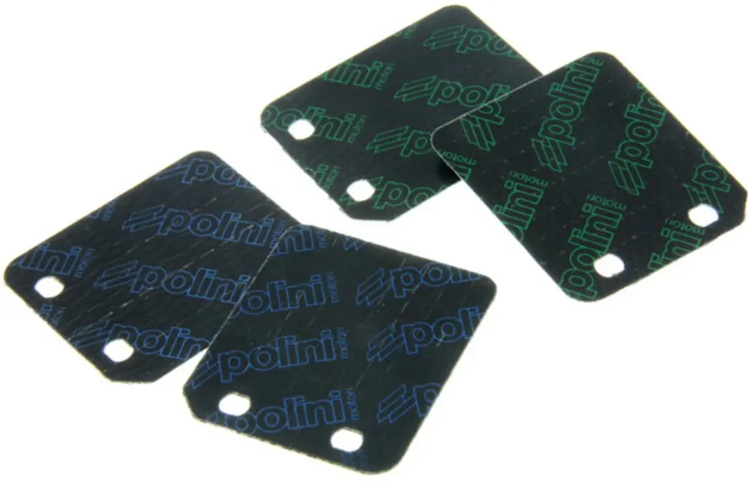 set koolstof bladen polini inlaatklep voor aprilia 50 scooter sr 213.0532