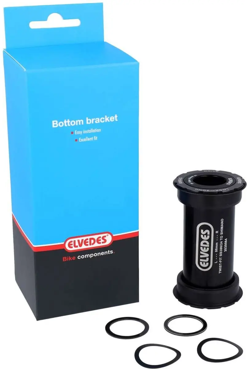 Elvedes Bottom Bracket T-fit BB385 Shimano - Mountainbike