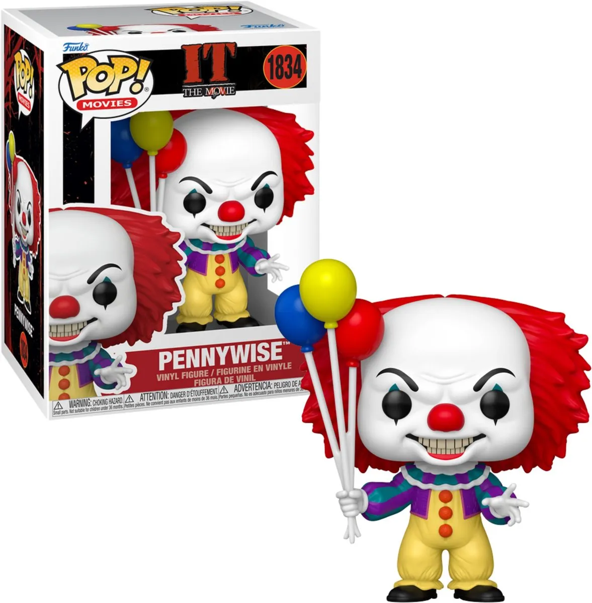 Funko Pop! IT Pennywise Vinylfiguur 0889698883542