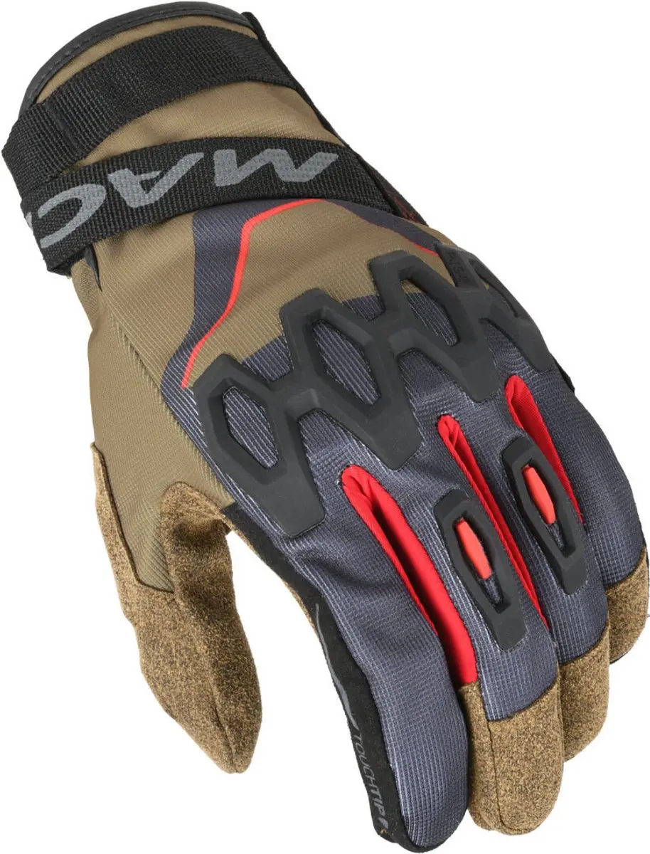 Macna Zairon Motorfiets Handschoenen - Zwart/Grijs S