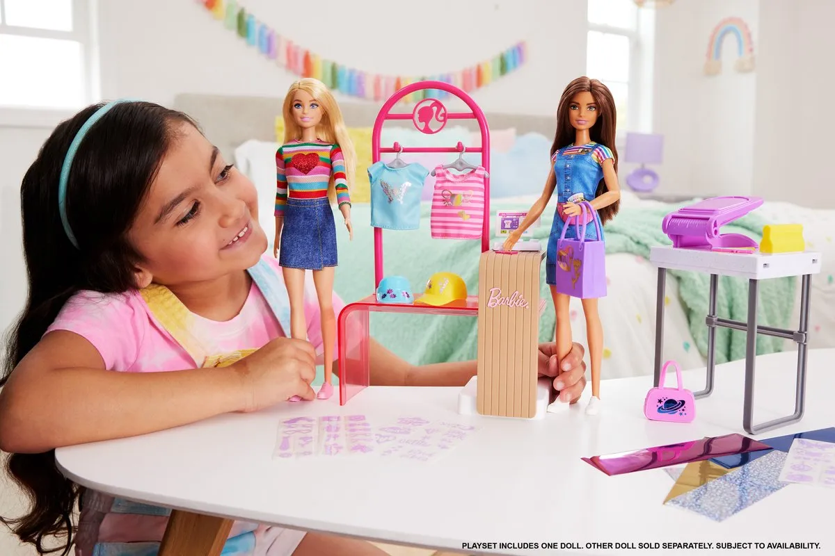 Barbie HKT78 Maak- en Verkoopboetiek Speelset - Meerkleurig