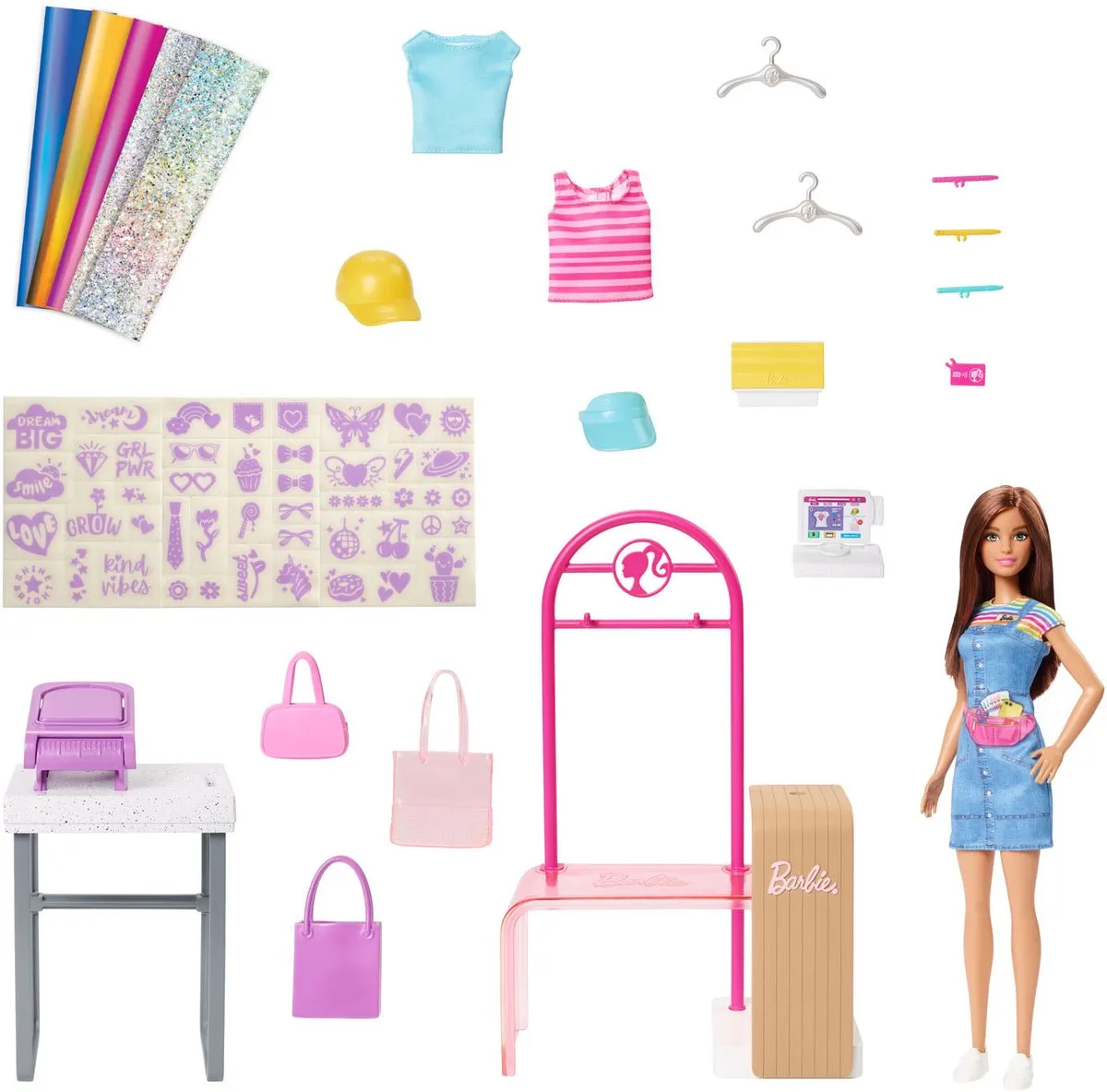 Barbie HKT78 Maak- en Verkoopboetiek Speelset - Meerkleurig