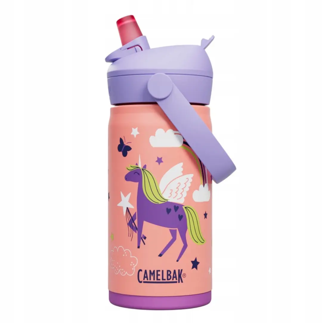 CamelBak Thrive Flip Straw Kids Drinkfles 350ml - Roze