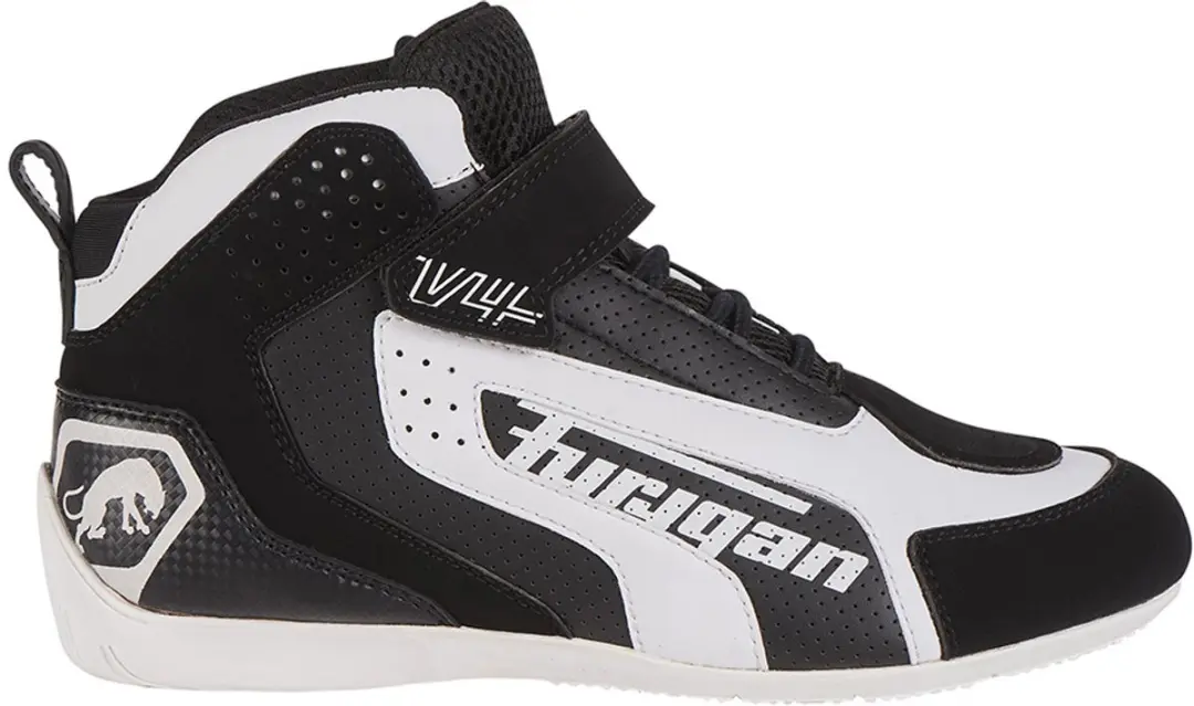 Furygan V4 Vented Zwart Wit Motorschoenen