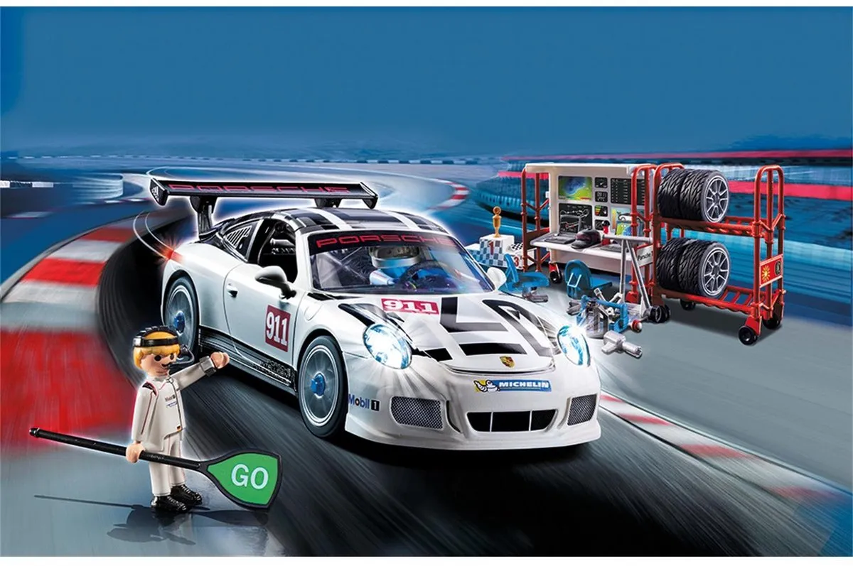 Playmobil Porsche 911 GT3 Cup 9225 - Wit