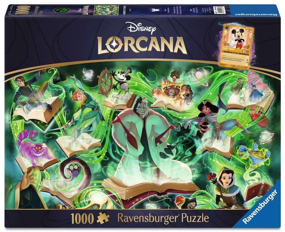 Ravensburger Disney Lorcana Puzzel 1000 Stuks - Multicolor