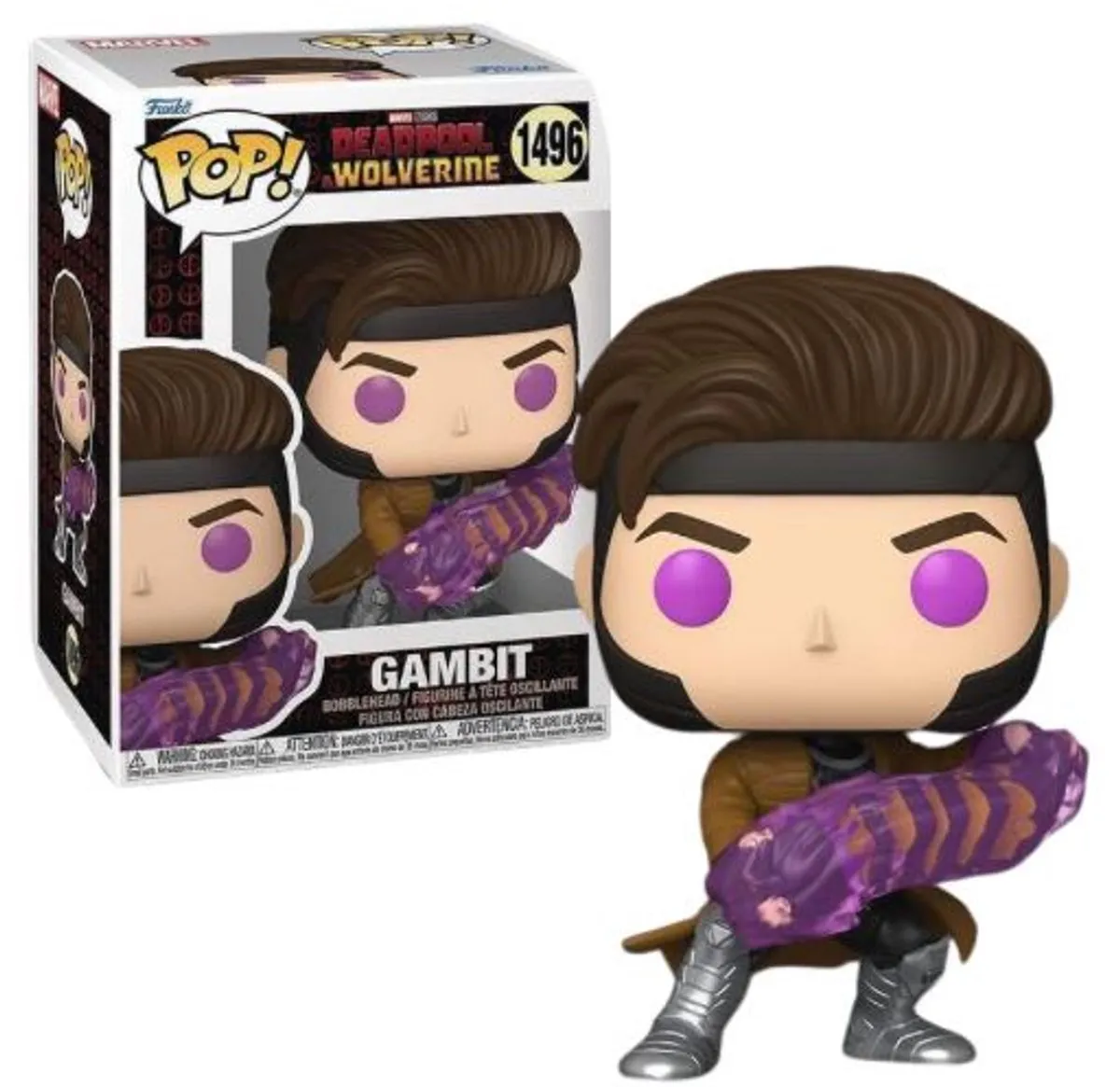 Funko Pop! Marvel Deadpool & Wolverine Gambit #1496 - Multicolor - afbeelding 2 van 2