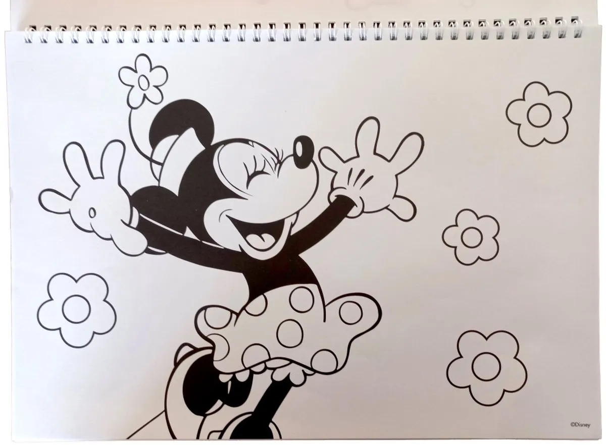 Disney Minnie Nomadic Spirit A4 Spiraal Schetsboek - 40 Bladen
