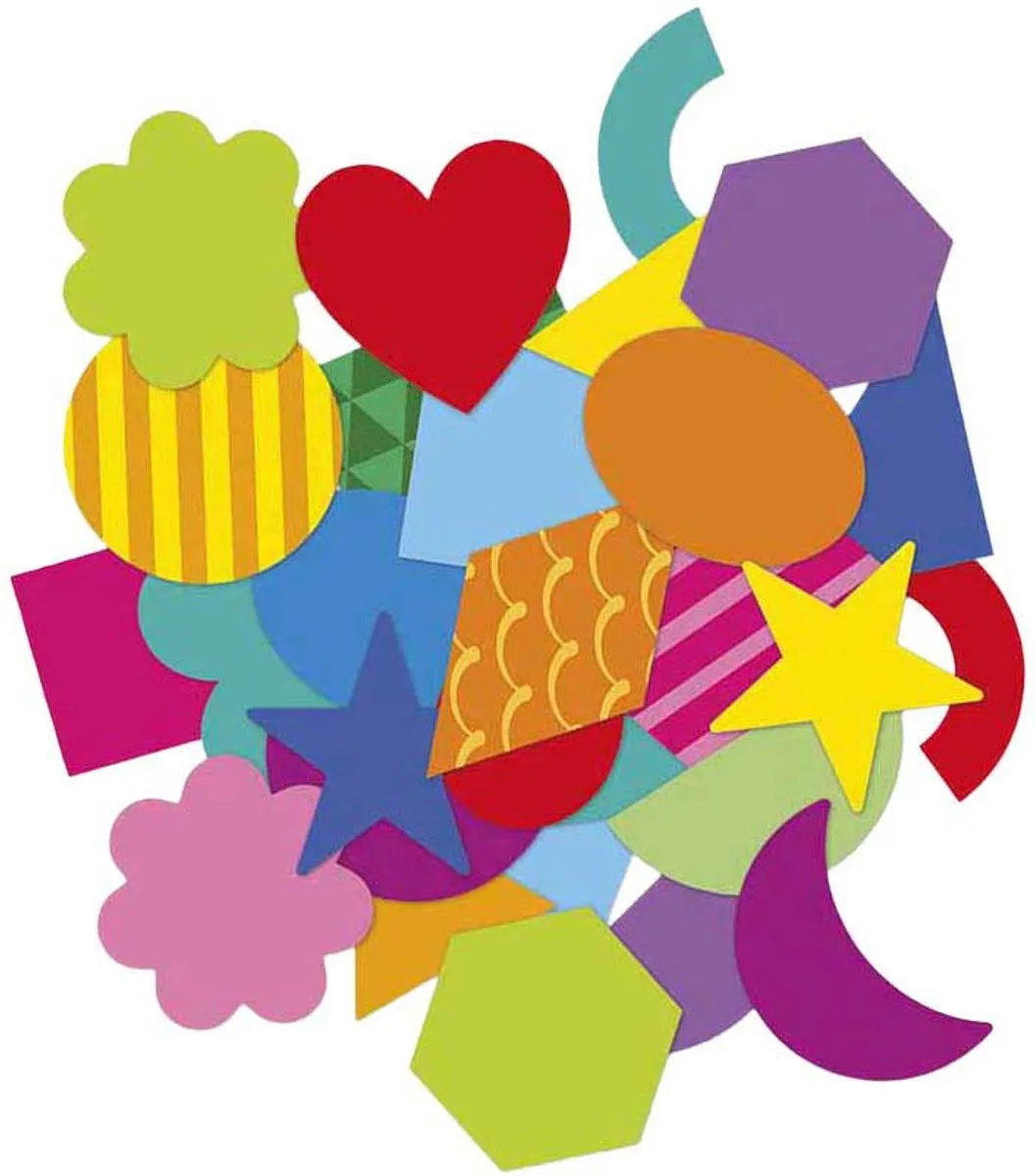 Janod Geometrische Stickers 300 Stuks - 3+ Jaar - afbeelding 6 van 6