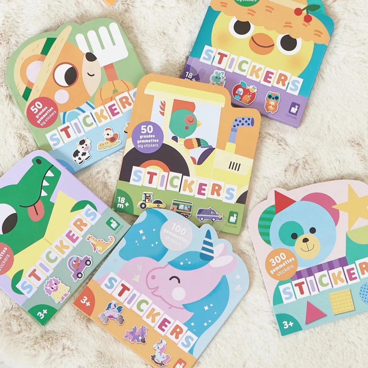 Janod Geometrische Stickers 300 Stuks - 3+ Jaar