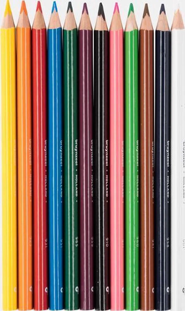Bruynzeel Triple Colour Set - 12 Kleurpotloden