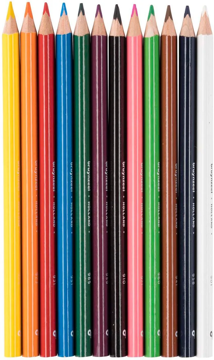 Bruynzeel Triple Colour Set - 12 Kleurpotloden
