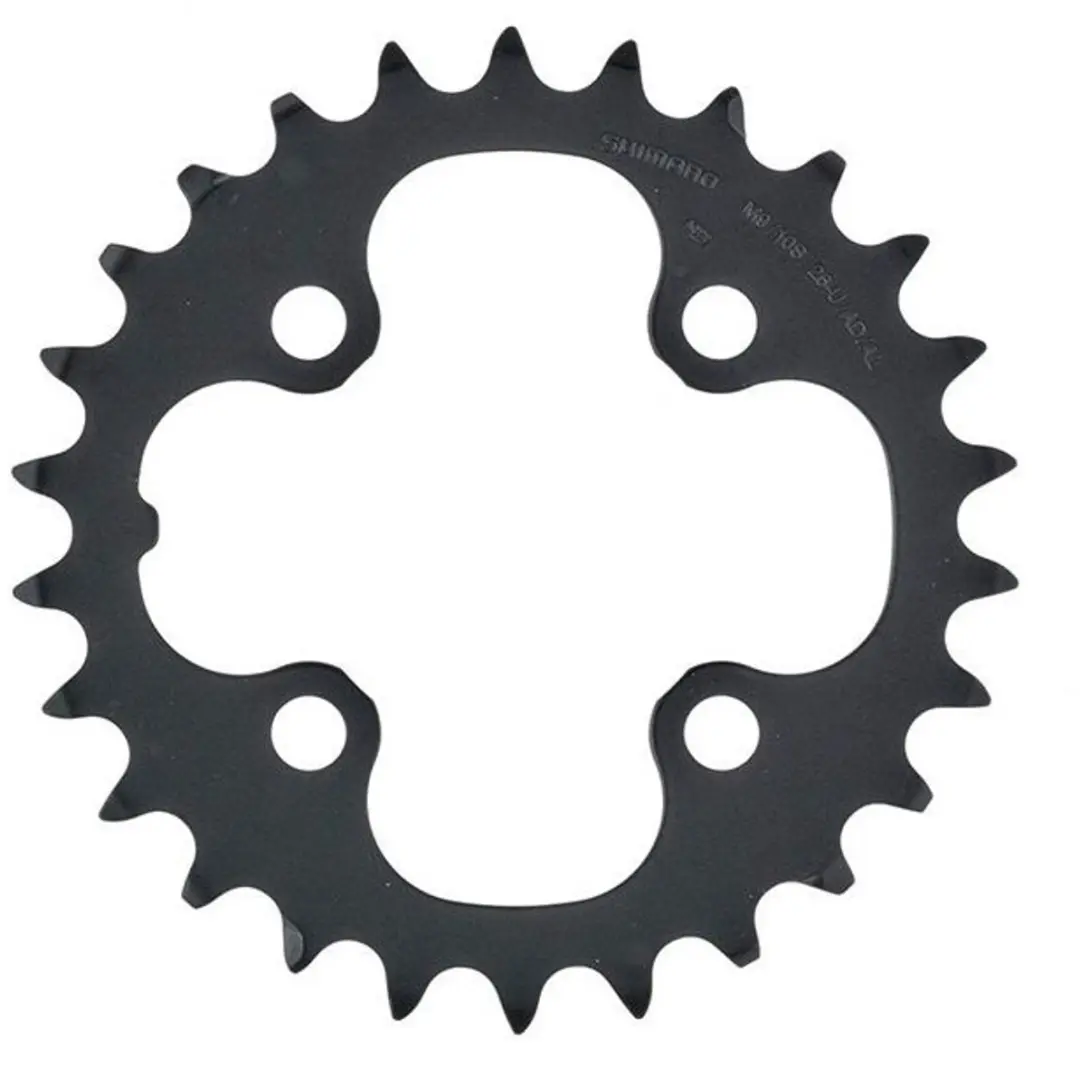 Shimano Deore FC-M590/FC-M591 Kettingblad 26T - 9-Speed - Zwart