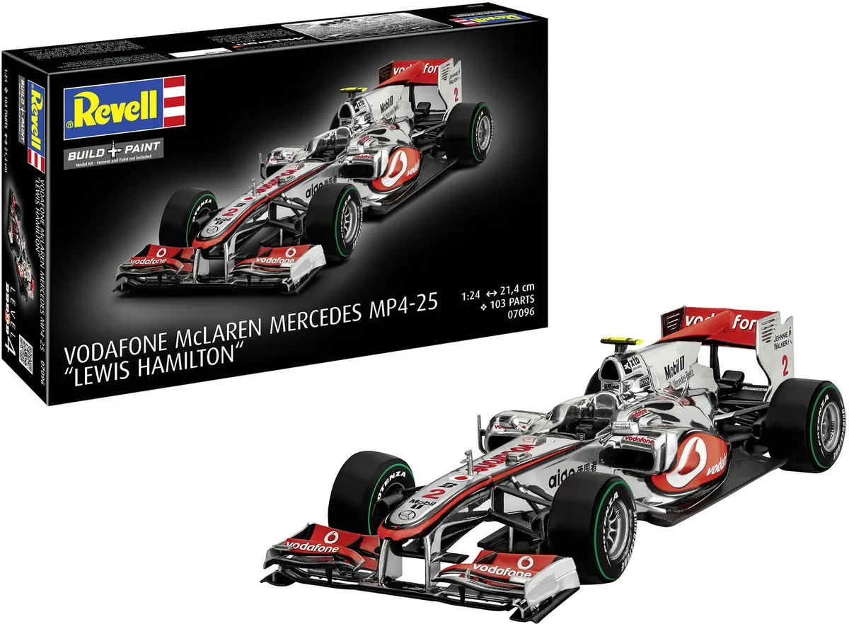 Revell 07096 Vodafone McLaren Mercedes MP4-25 Formule 1 Model - 1:24 - Multi