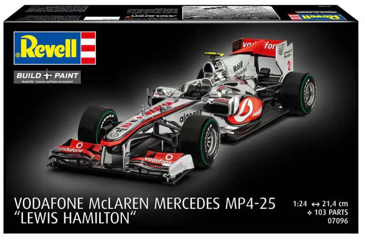 Revell 07096 Vodafone McLaren Mercedes MP4-25 Formule 1 Model - 1:24 - Multi