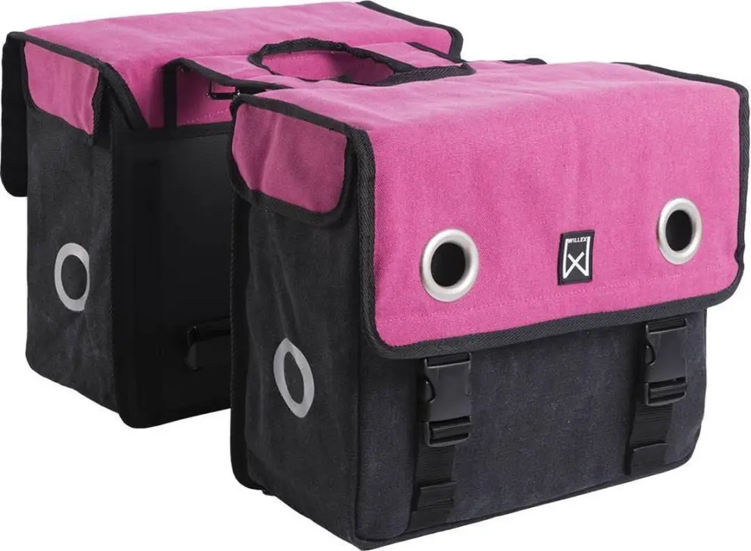 Willex Canvas Dubbele Fietstas 20L