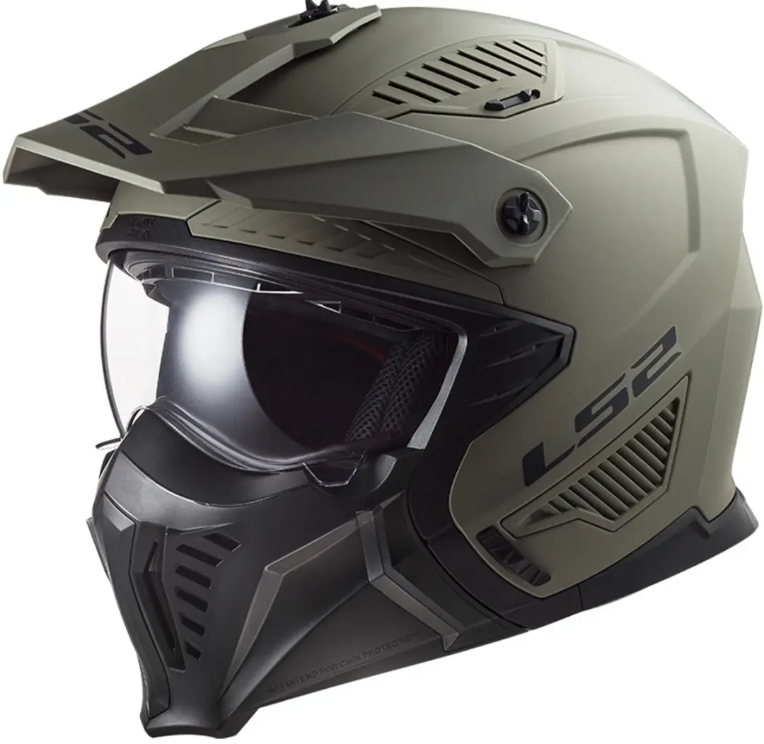 LS2 OF606 Drifter Solid Matt Zand 06 Multi Helm