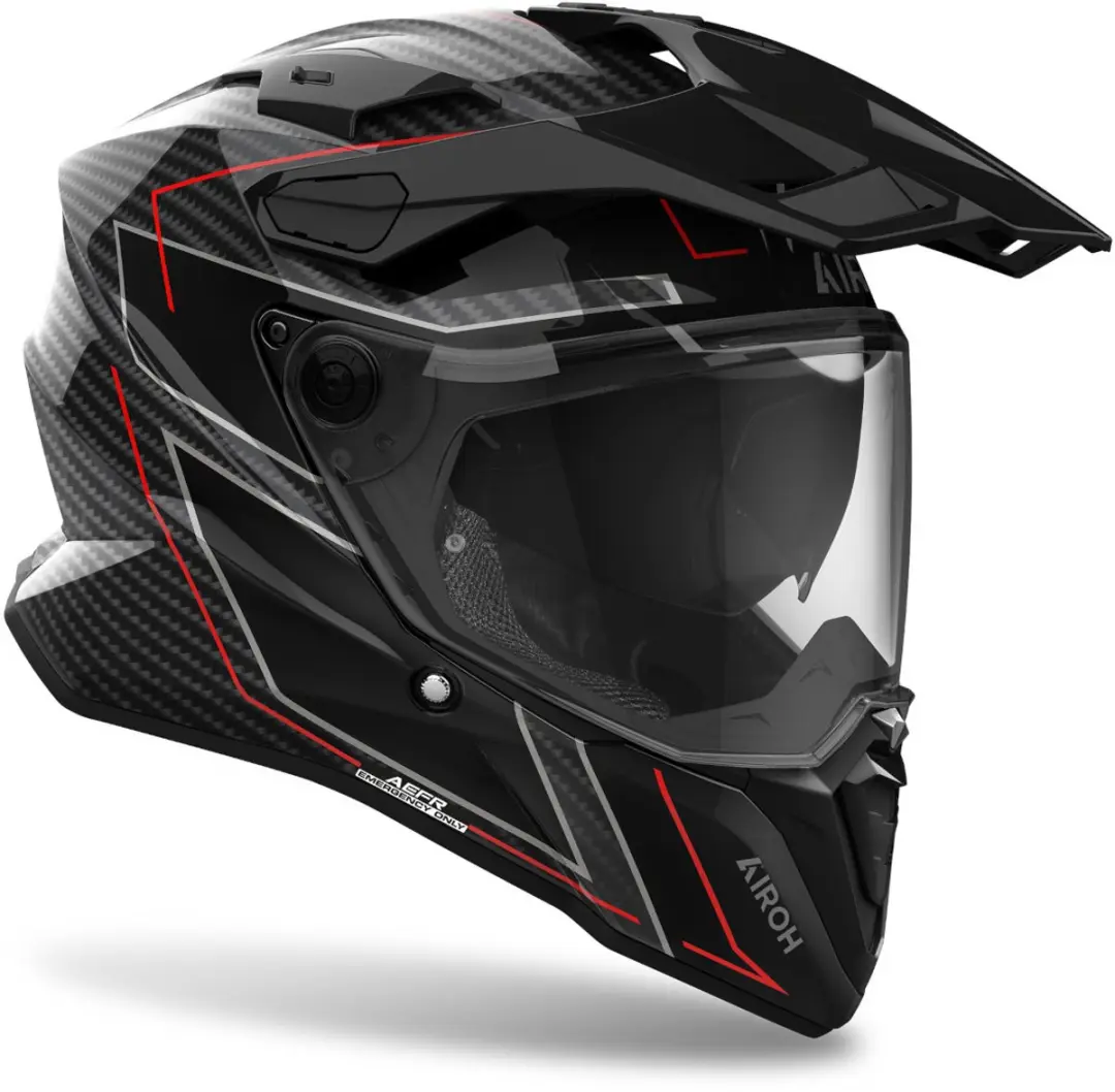Airoh Commander 2 Integraalhelm - XS - Zwart/Rood