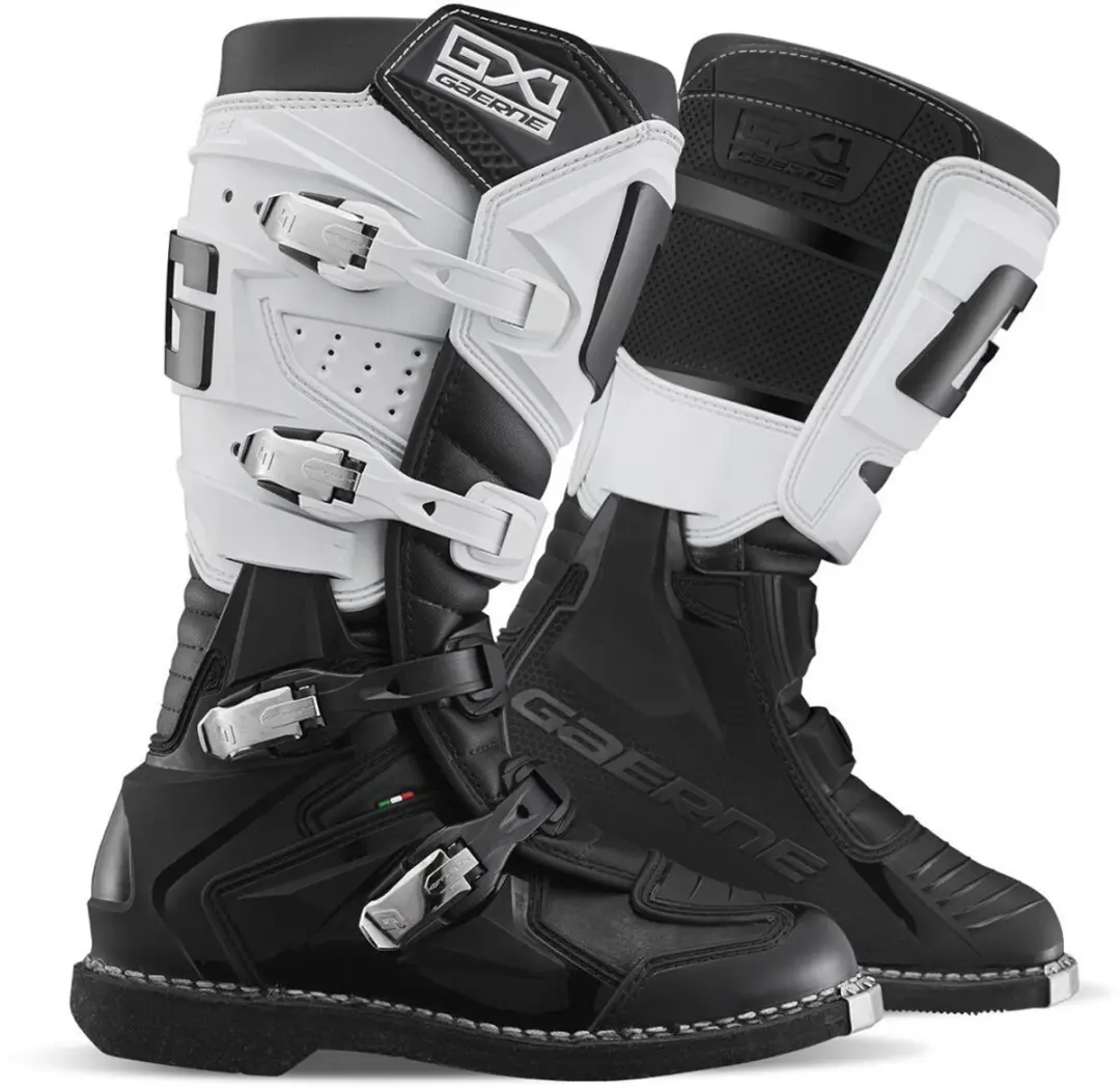 Gaerne GX-1 Goodyear Wit Zwart Crosslaarzen