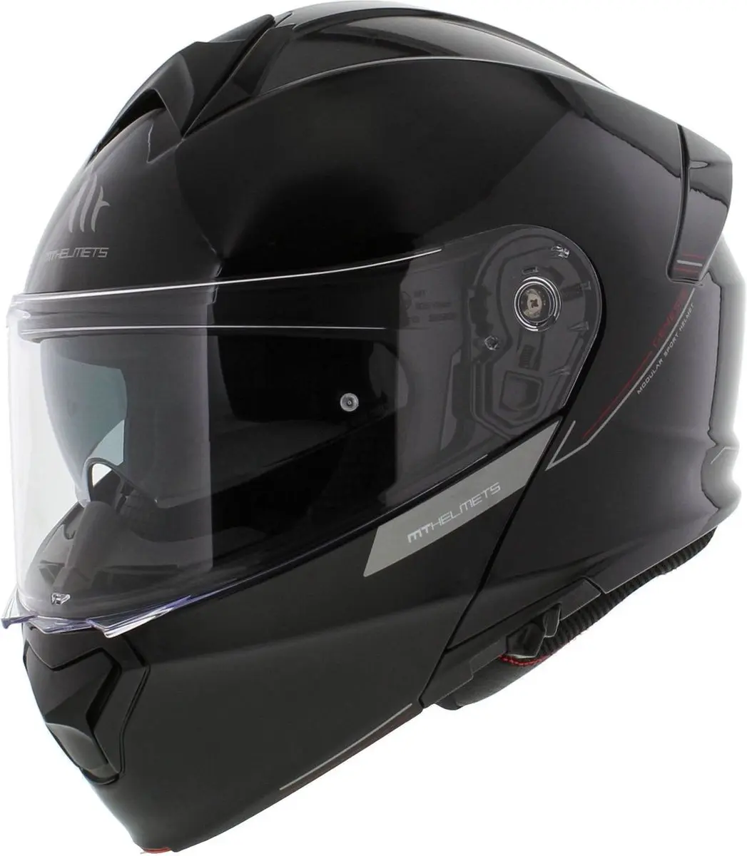 MT Genesis SV systeemhelm glans zwart S