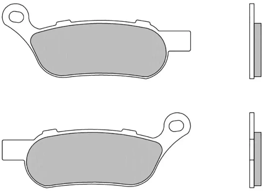 Brembo 07hd07sp Gesinterde Remblokken Transparant