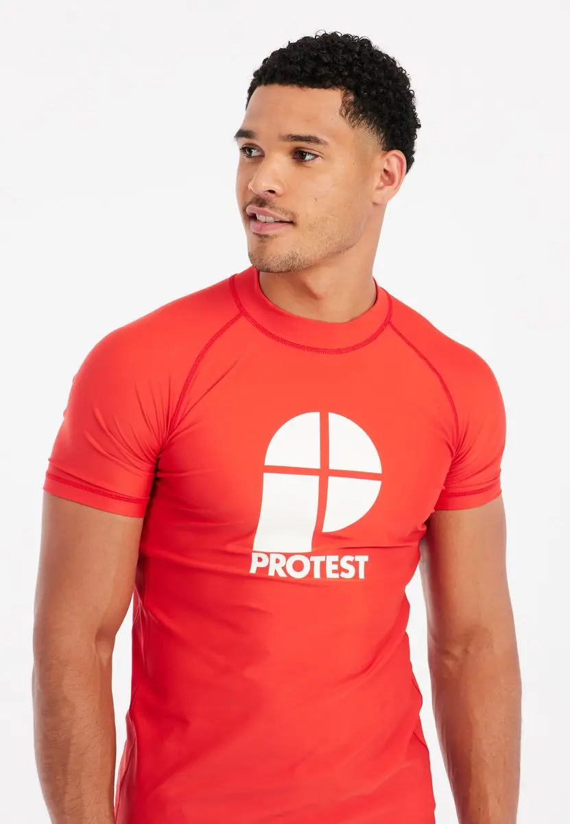 Protest Prtcaters UV-shirt Heren M - Scarlet Red