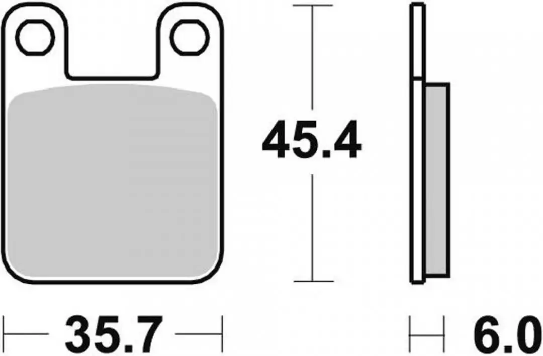 Malossi remblok voor Peugeot 50 Vivacity 2T scooter 1999-2017 6215005 Nieuw