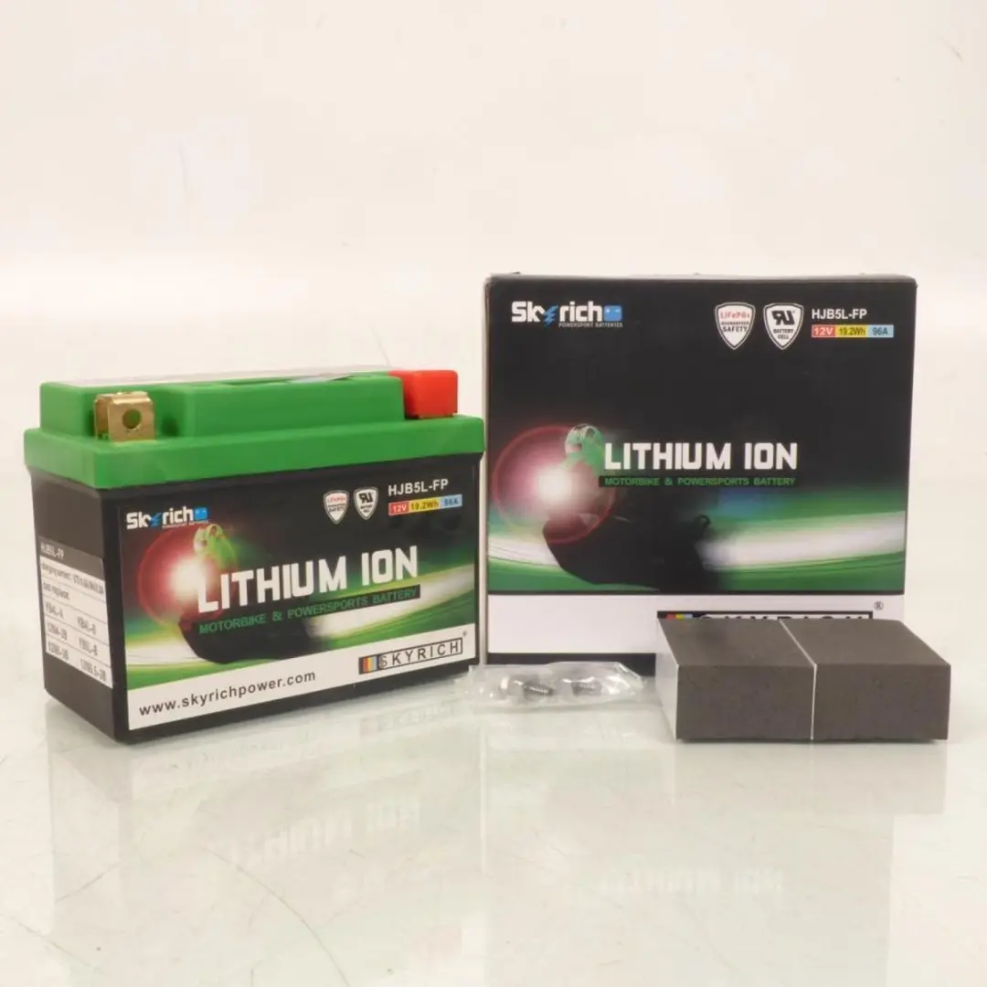 skyrich lithium accu voor scooter mbk 50 ym fizz 1993 tot 1997 yb5l-b / hjb5l-fp